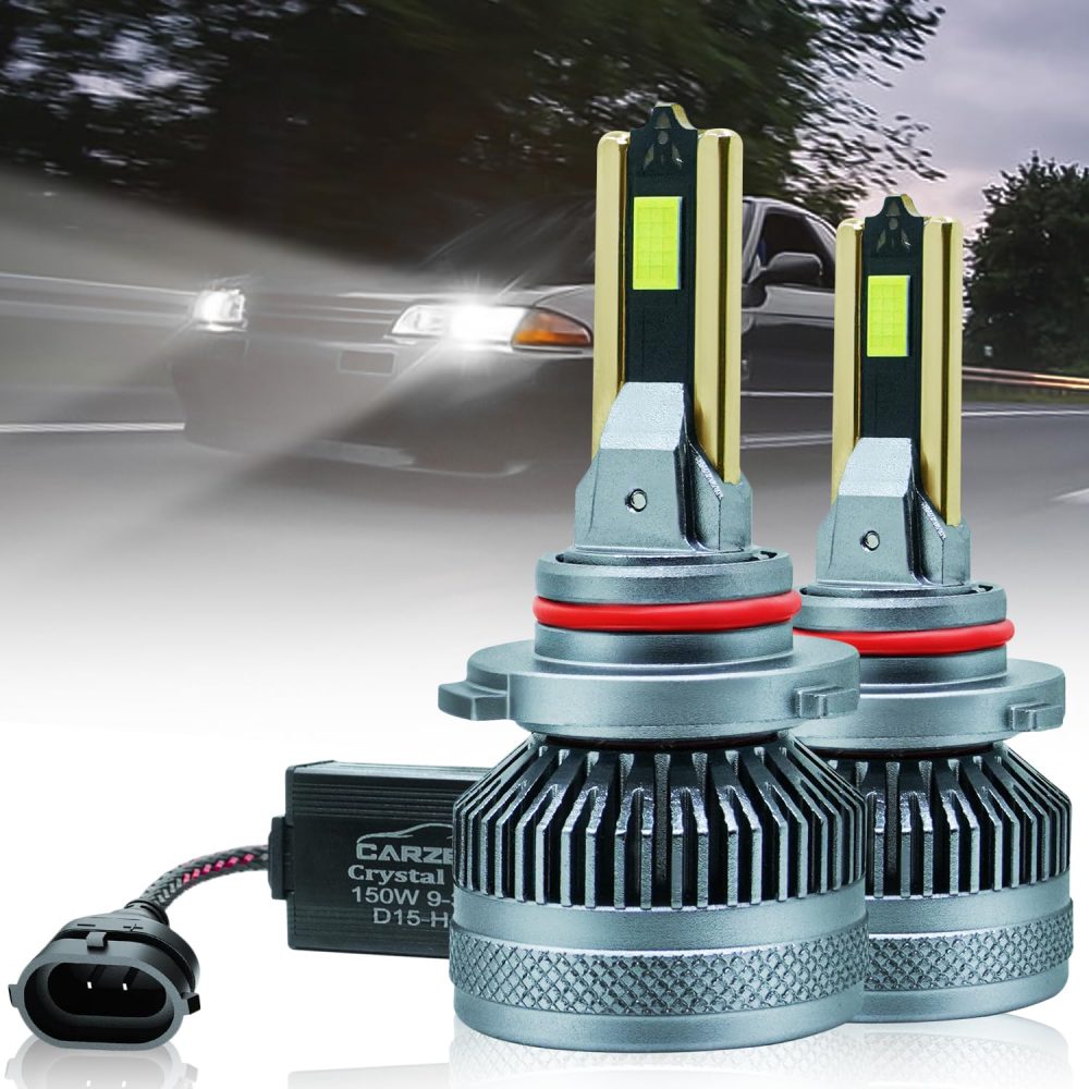 Crystal Eye 9005/H4/H11/H7/H1 White Headlight Led Bulb, Super Bright 320W